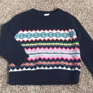 Baby Gap 3T knit fair isle sweater